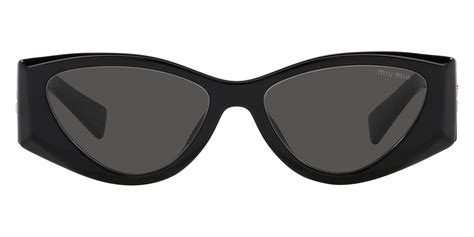 Miu Miu MU 06YS 1AB5S0 54 Black Sunglasses